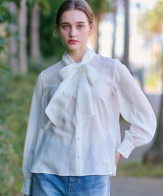 オケージョン2WAYボウタイブラウス（2002409651