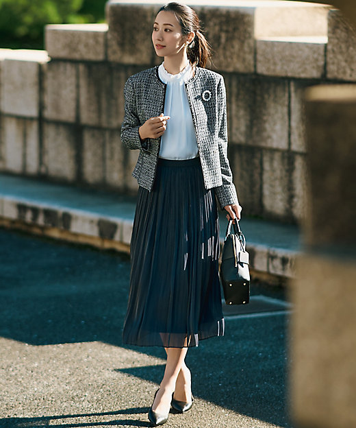 吸水速乾／UVケア／防シワ性】バックサテンアムンゼン スタンド