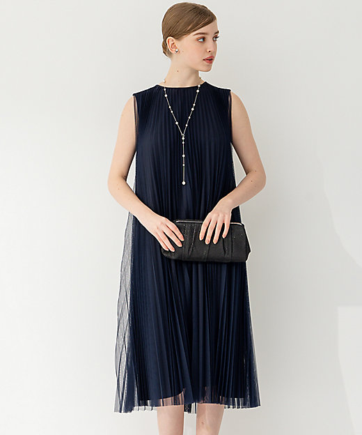 APPLAUDIR】チュールプリーツ ドレス（OPA2CM0744