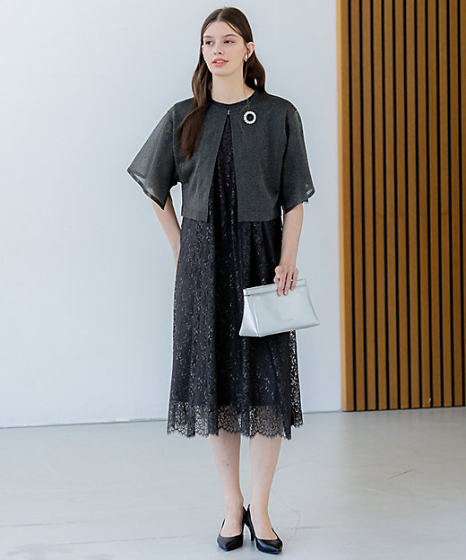 APPLAUDIR】ブライトフラワーレース ドレス