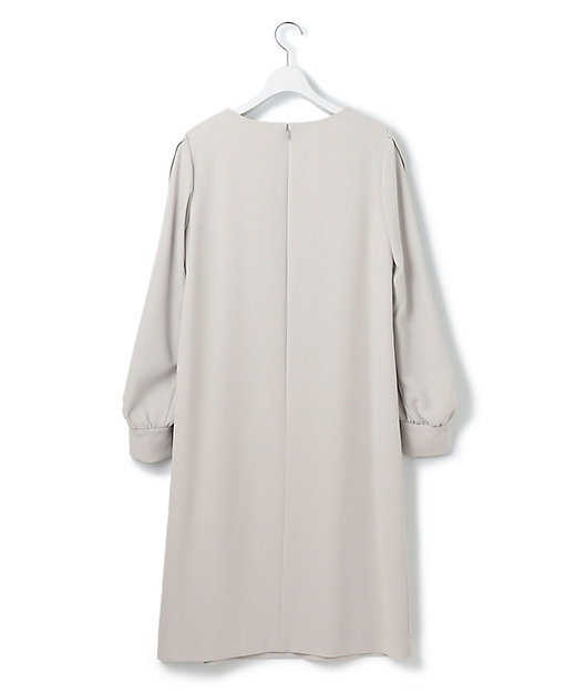 セットアップ対応】トリアセダブルジョーゼット スリットシフォン