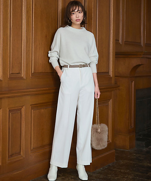 滝沢眞規子さん着用／VERY掲載】TRストレッチギャバ ワイド