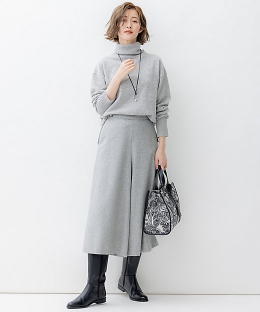 シルクネップツイード ガウチョパンツ（PRWOSW0510） | 23区