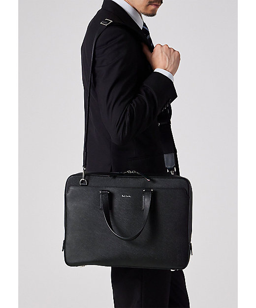 シグネチャーストライププラー ブリーフケース