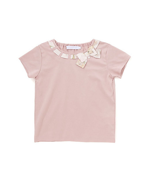リバティリボン半袖Tシャツ 1735－74007 | Tartine et