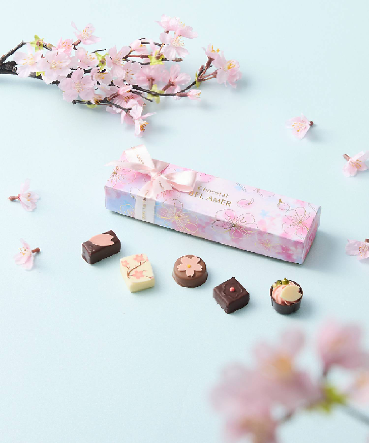 SW111 桜ショコラ5コ | BEL AMER/ベルアメール | 三越伊勢丹