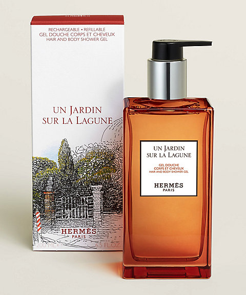 Hermès（Hermès） ラグーナの庭 ヘア＆ボディ シャワージェル