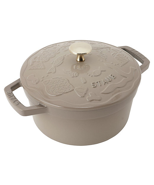 STAUB LA COCOTTE 両手鍋 リネン20 STAUB LA COCOTTE 両手鍋 リネン20
