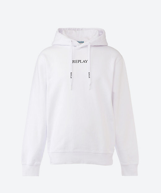 RED LOGO ポリエステルフリースフルジップフーディー