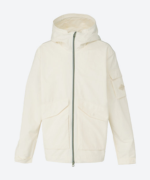 ナチュラルホワイトフーディージップパーカー M8449 ．000