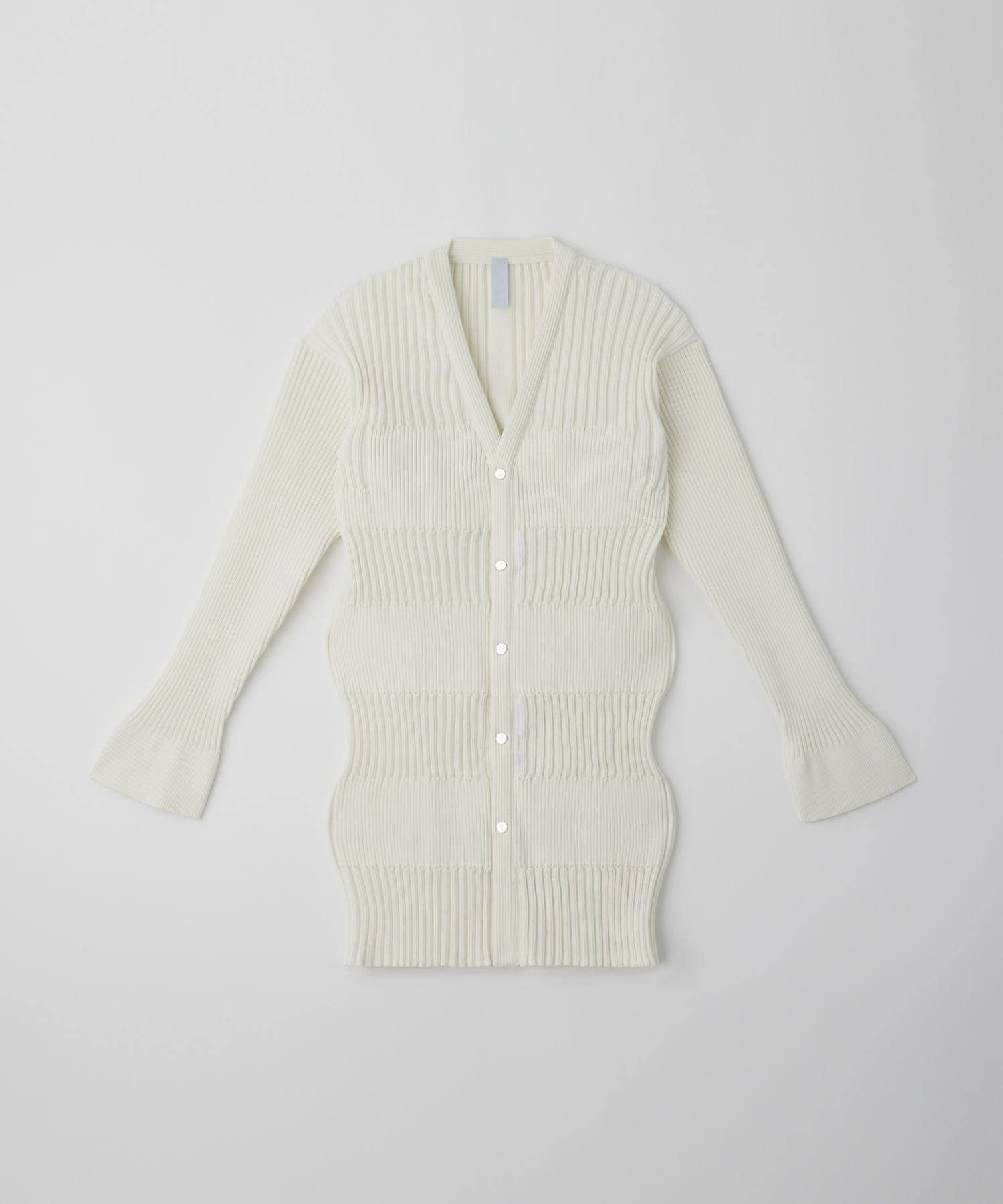 FLUTED LONG CARDIGAN CF009KE060 | CFCL