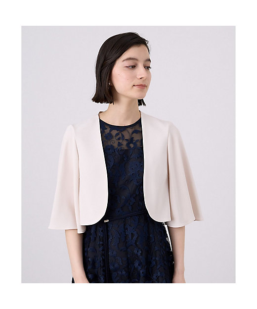 バックサテンフレアスリーブボレロ | ANAYI/アナイ | 三越伊勢丹