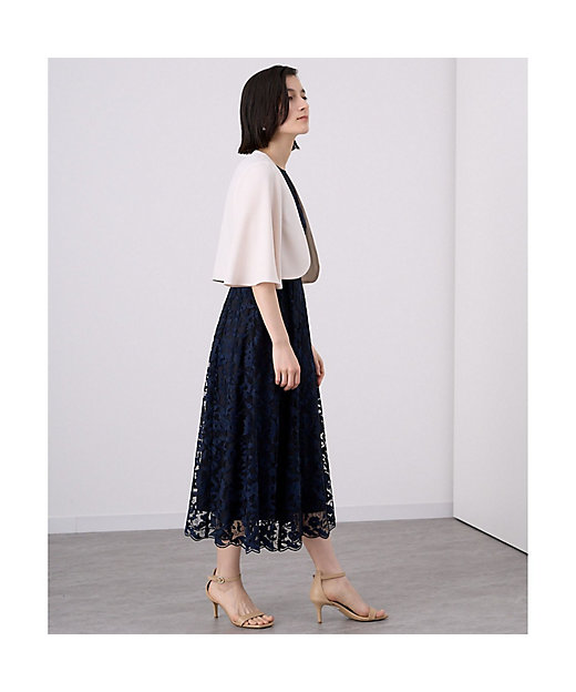 バックサテンフレアスリーブボレロ | ANAYI/アナイ | 三越伊勢丹