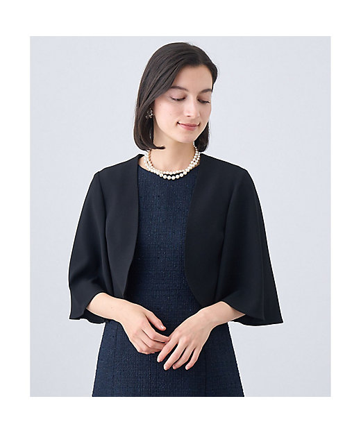 バックサテンフレアスリーブボレロ | ANAYI/アナイ | 三越伊勢丹