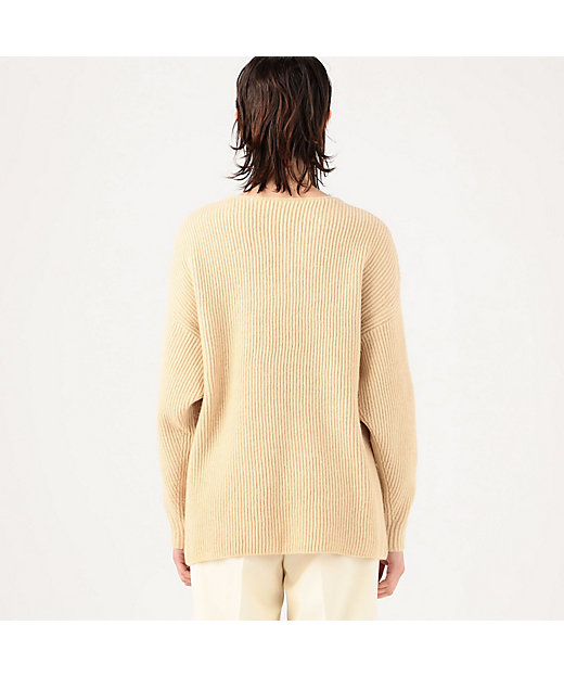 ウールセーブルカシミヤ Vネックプルオーバー | maison TOMORROWLAND