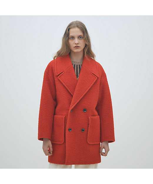 ブークレーボンディング ダブルブレストコート | maison TOMORROWLAND