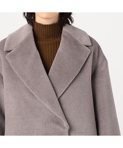 スーパーファインアルパカ ショートコート | maison TOMORROWLAND