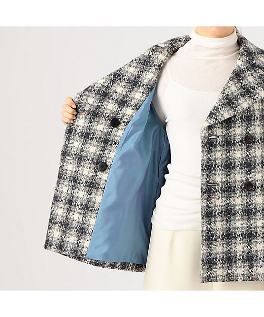 ブリエネップツイード ハーフコート | maison TOMORROWLAND/メゾン