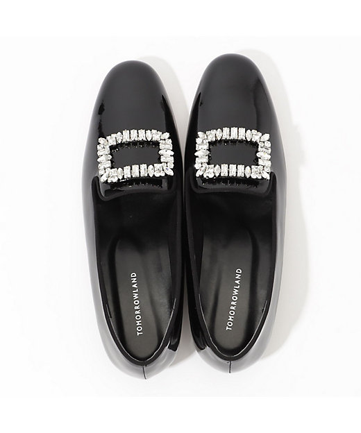 TOMORROWLAND ビジューオペラローファー | maison