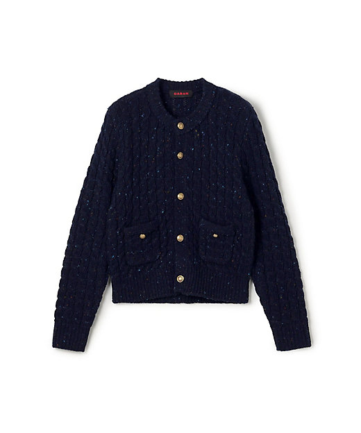 ウールネップ ケーブルニットカーディガン | CABaN/キャバン | 三越