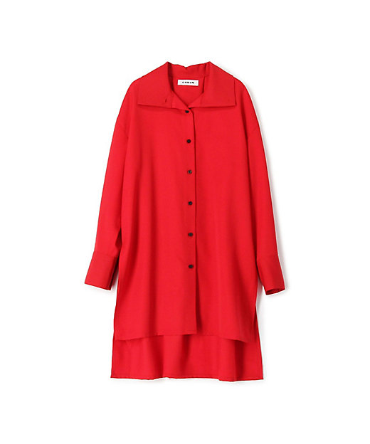 ウールツイル ハイネックロングシャツ | CABaN/キャバン | 三越伊勢丹