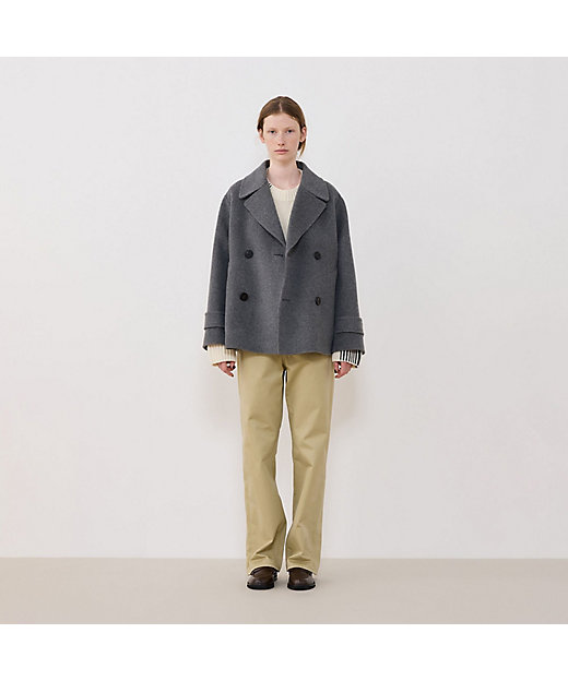 ウールカシミヤダブルフェイス Pコート | GALERIE VIE (Women