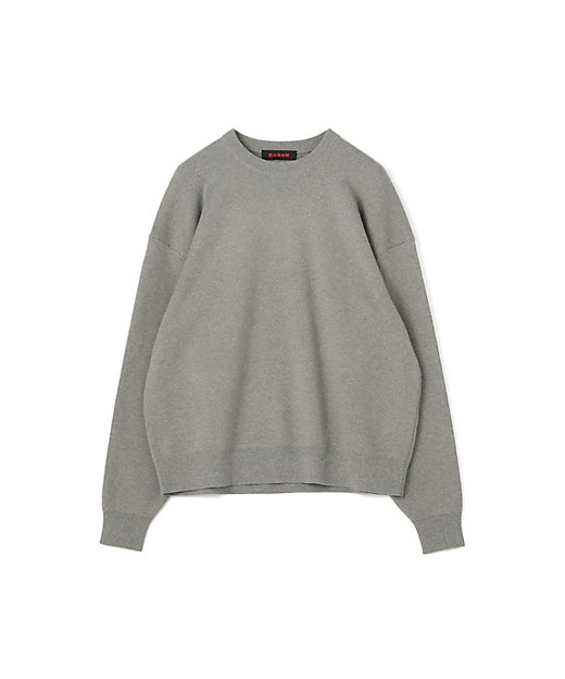 CABaN コットンカシミヤ クルーネックプルオーバー | CABaN