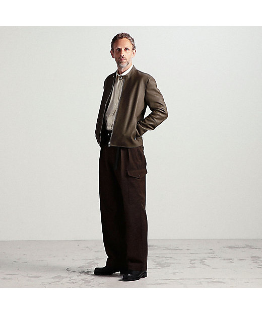 別注】DENIM×TOMORROWLAND ラムレザー シングル