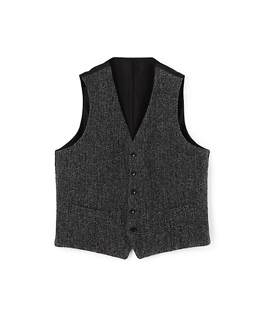 ウールツイード 5Bベスト Harris Tweed | TOMORROWLAND