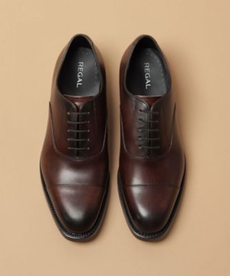 リーガル 01HL ストレートチップ ダークブラウン ビジネスシューズ