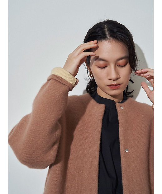 CN RACCOON MIX W CARDIGAN | ELENDEEK/エレン