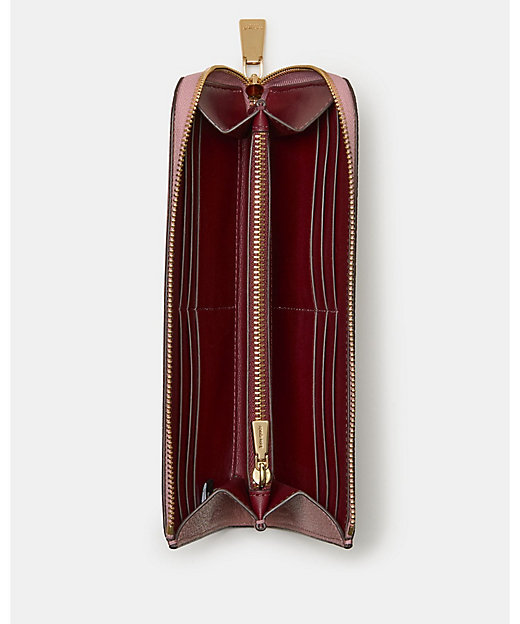 デヴィン ペブル ジップ アラウンド コンチネンタル ウォレット | KATE