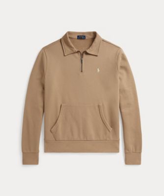 ロゴバック フリース クォータージップ スウェットシャツ