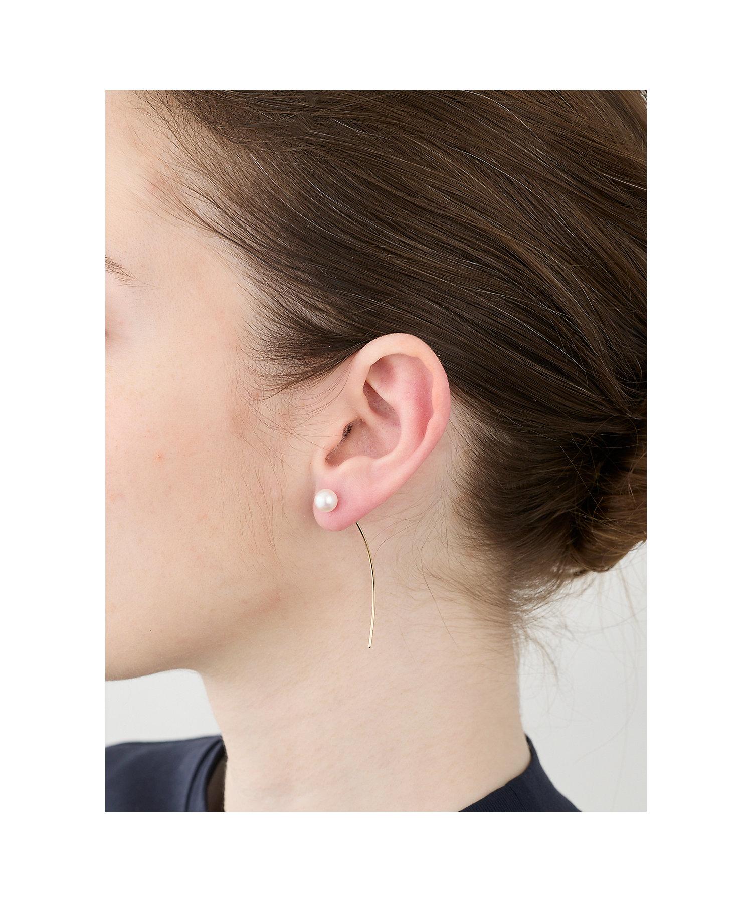 パールアローピアス ※シングル PE112KPE | Hirotaka (Women