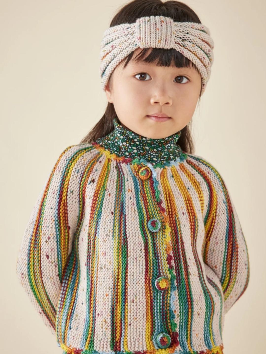 Misha & Puff - Accordion Pleat Headband - Lucky Sweater