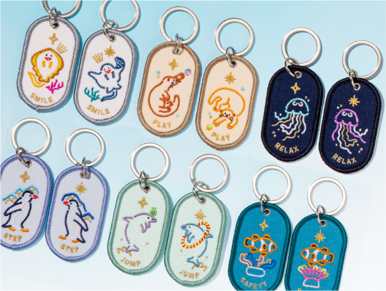 2/8b ペアキーホルダー