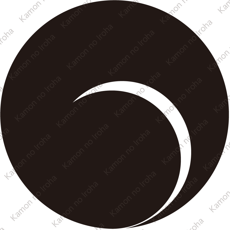 右一つ巴紋（みぎひとつともえ）：家紋のいろは