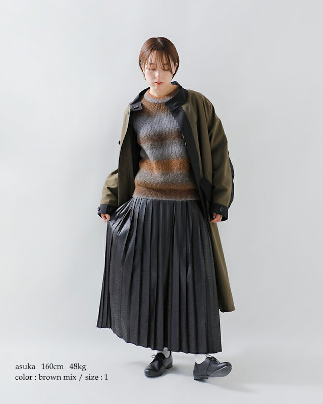 BATONER バトナー モヘア クルーネック ニット プルオーバー “MOHAIR