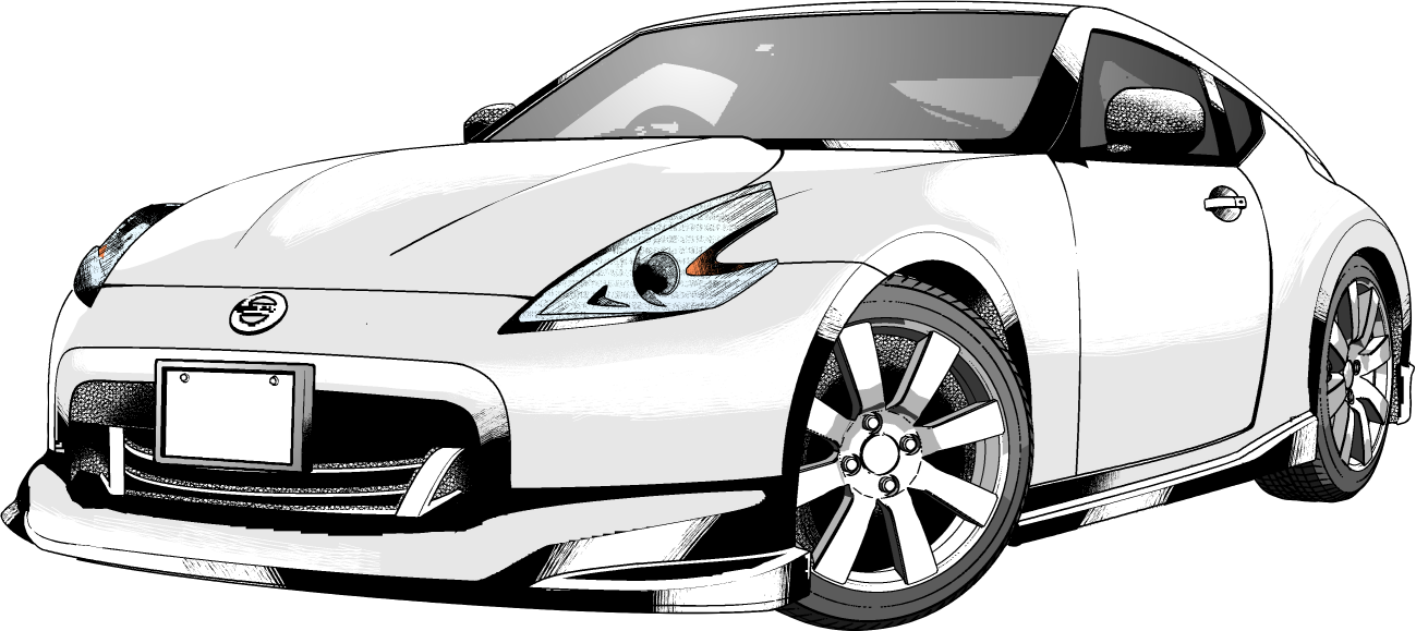 フェアレディZのイラスト - いらすと本舗