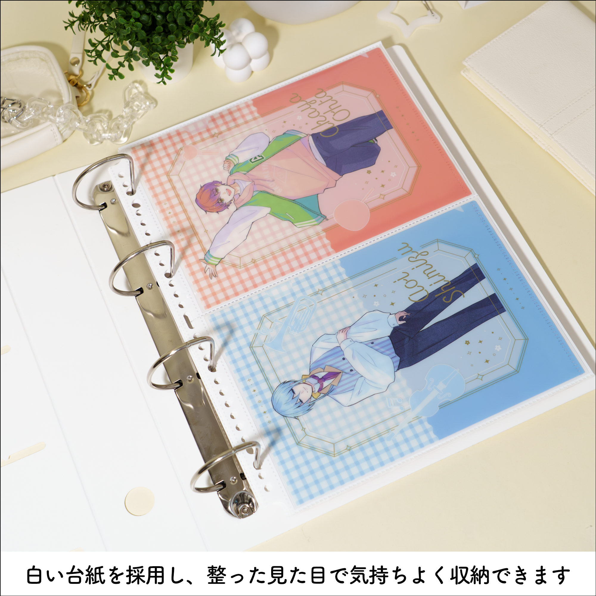 A5クリアファイルの収納に最適な「イレールバインダーリフィル 2