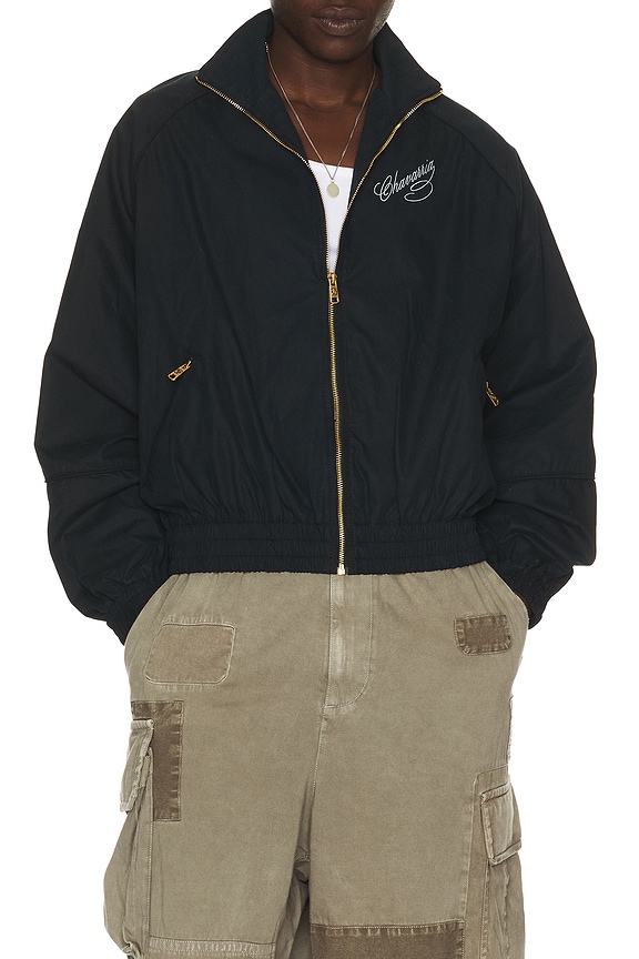 Balenciaga Zip Up Jacket in Cypress Green | FWRD