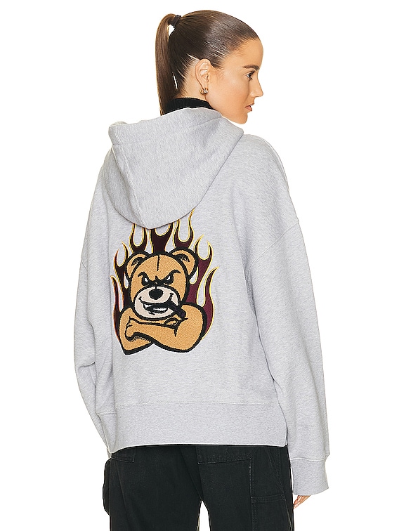 Moncler Genius x Palm Angels Hoodie Sweater in Grey | FWRD