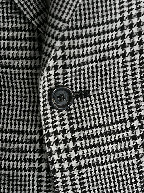 LARDINI ラルディーニ グレンチェック柄2Bジャケット BLACK.C | ITAL