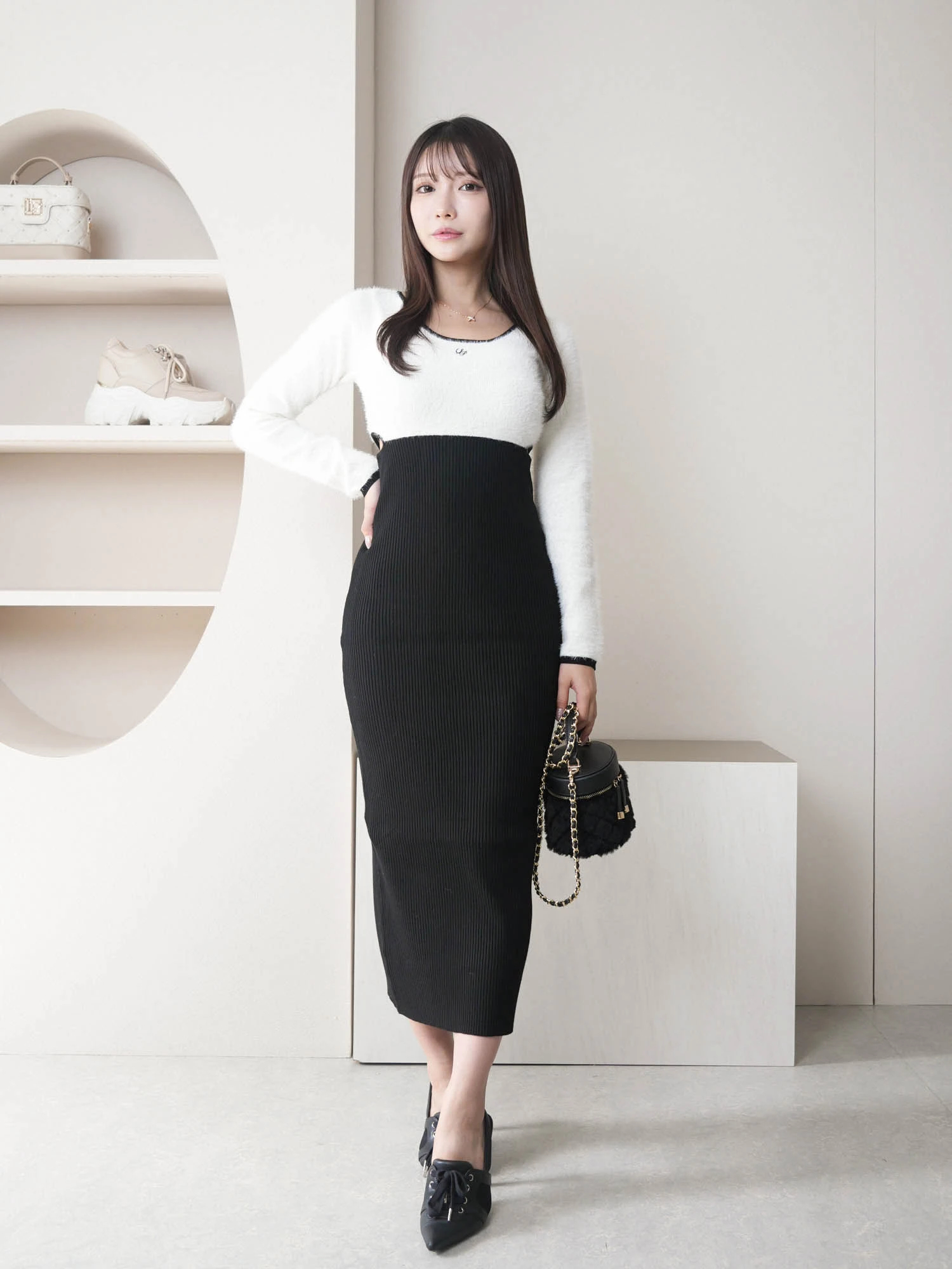 LIP SERVICE（リップサービス）｜ フェザーバイカラーリブロング