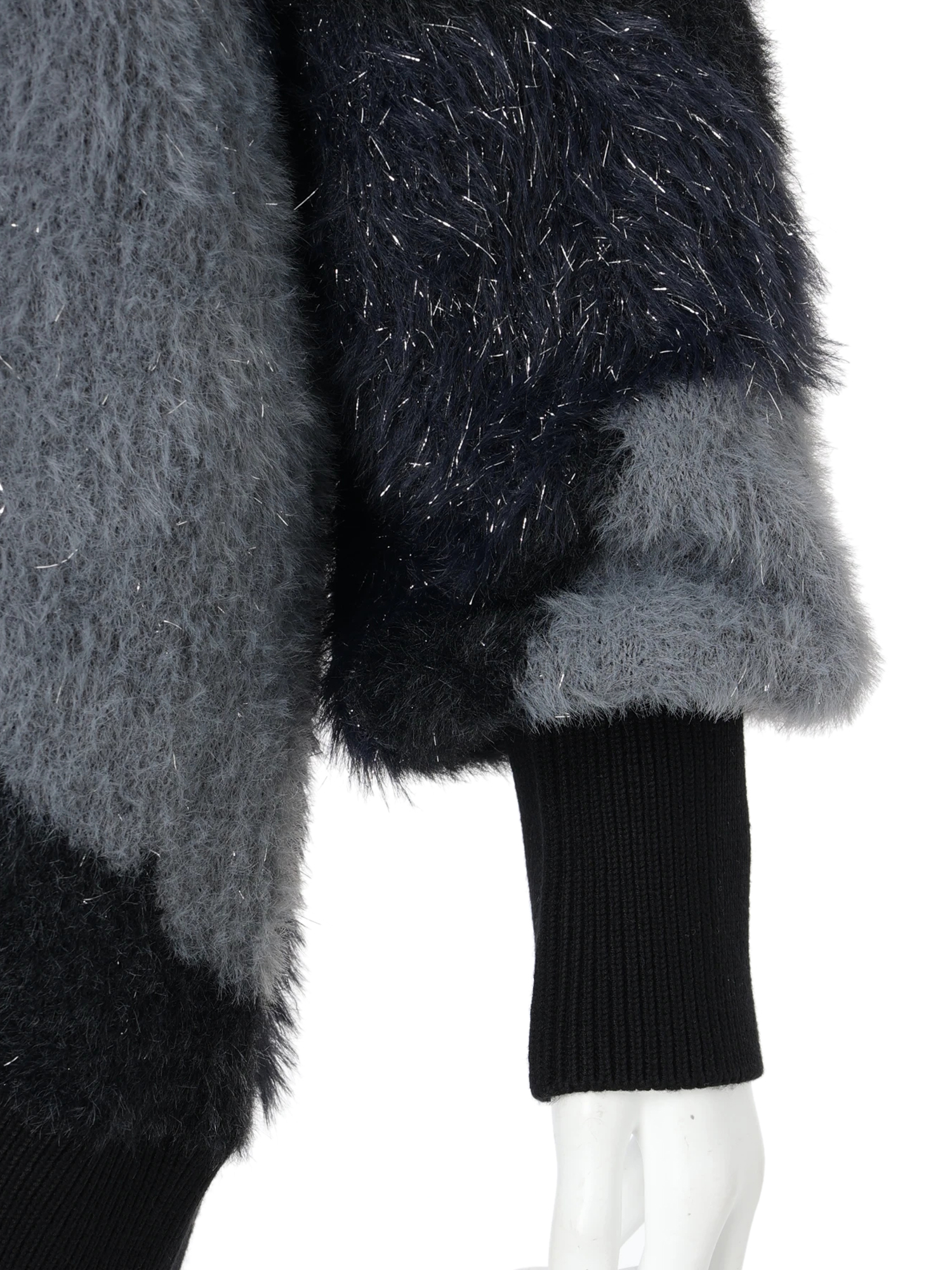 LADYMADE（レディメイド）｜ ラメフェザージャガードニット