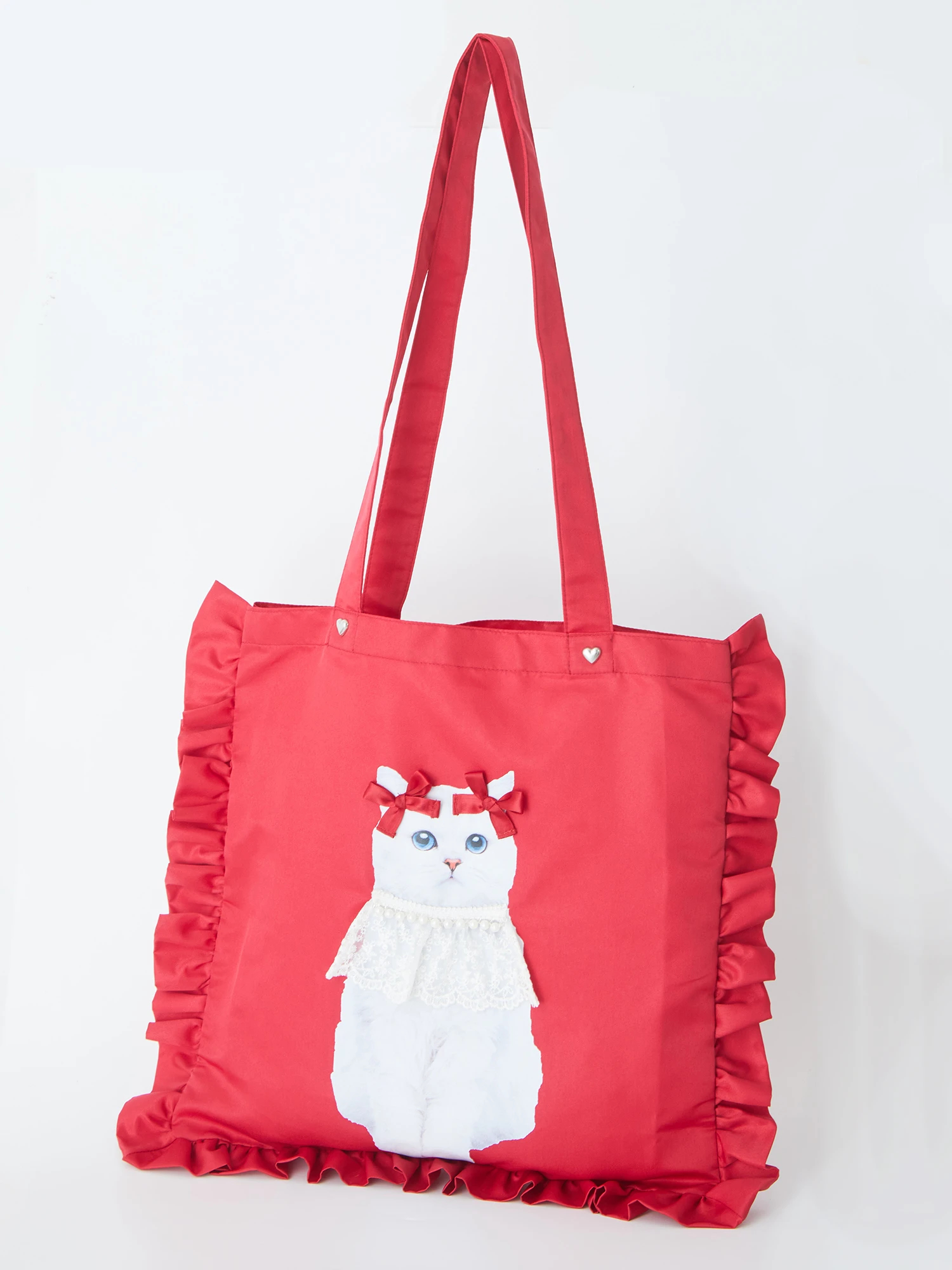 ねこちゃんフリルトート - Ank Rouge(アンクルージュ)のトートバッグ