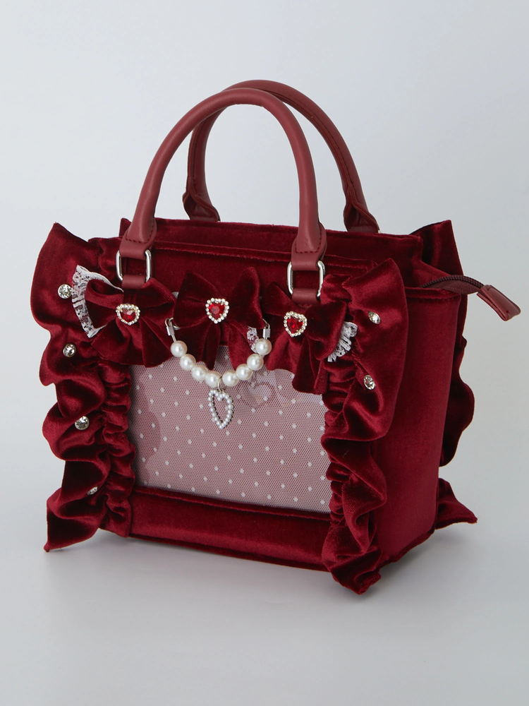 確定ファンサのおまじないベロアBag(小) - Ank Rouge(アンクルージュ