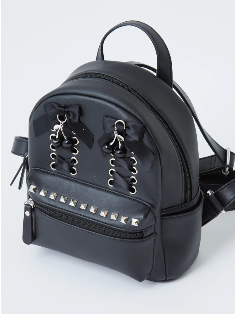 ブラックチェリーミニリュック - Jamie エーエヌケー(ジェイミーエー