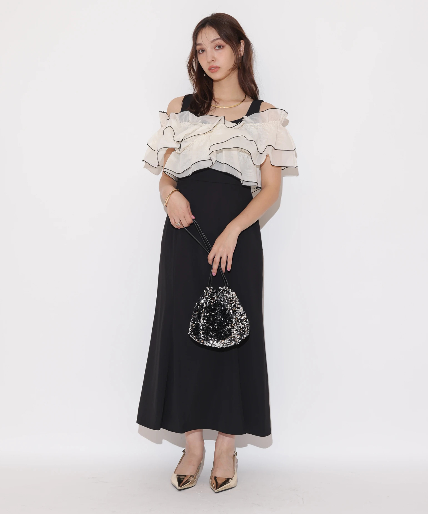 2WAYフリルワンピース | ドレス | Rirandture（リランドチュール