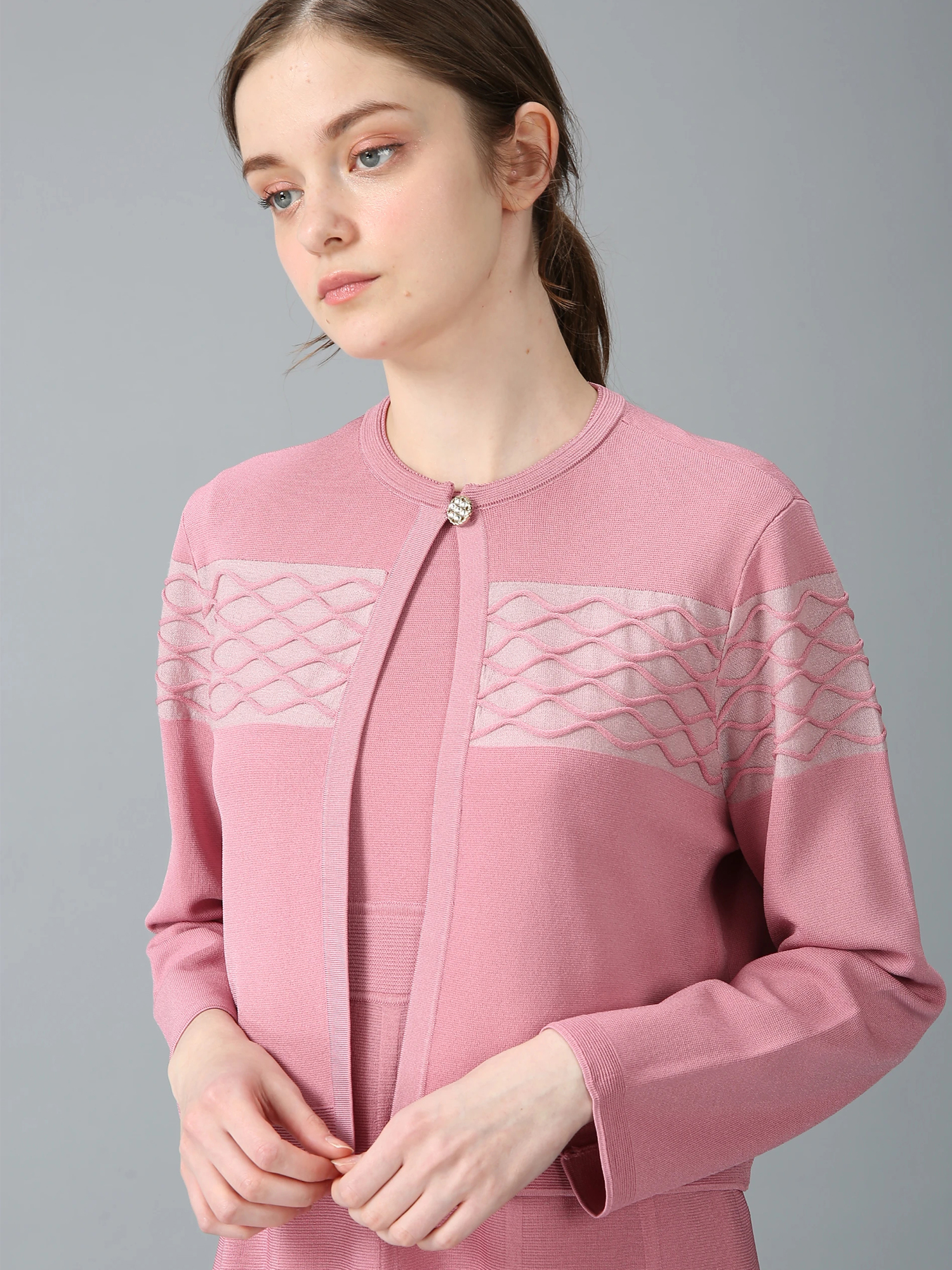 セレネ ショート ニット カーディガン ｜ MORABITO SPELL（モラビト